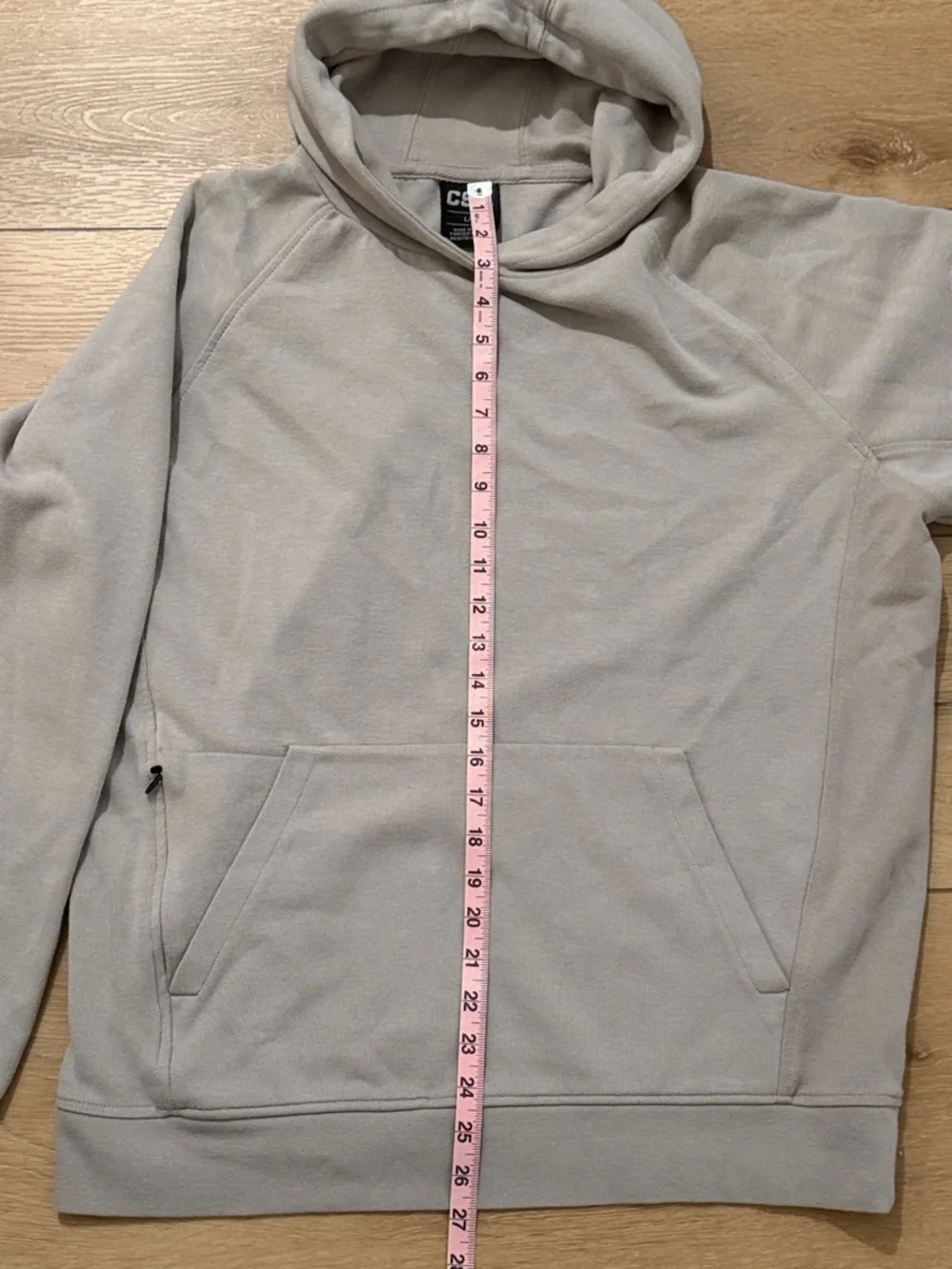 CSG Light Gray Two-Piece Hoodie & Jogger Set with Black Trim